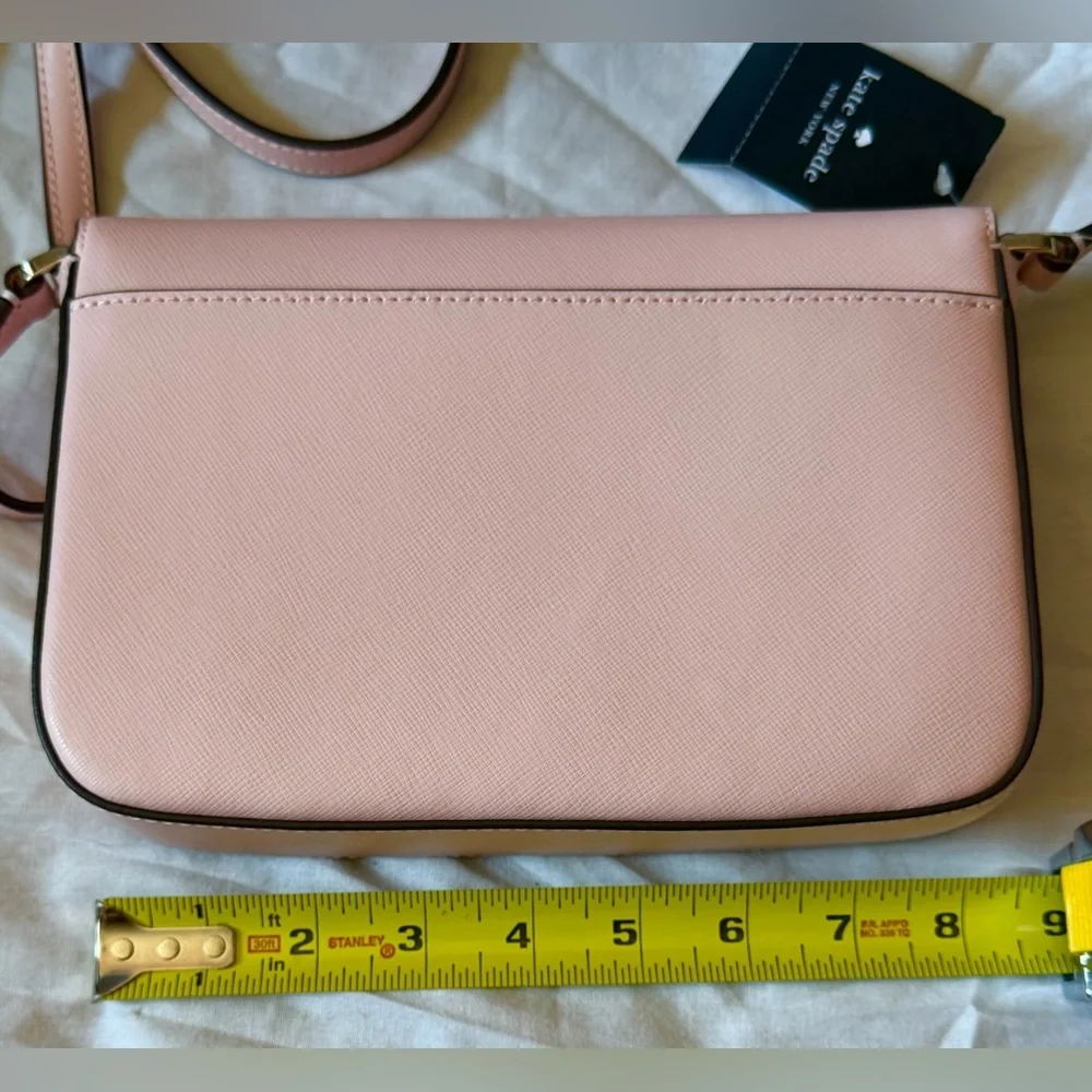 NEW Kate Spade New York Sadie Leather Crossbody Purse in Light Pink, NWT